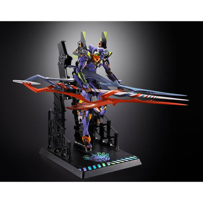 Evangelion Test Type-01 30th Anniversary with Spear Gaius Metal Build Action Figure