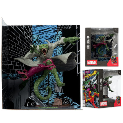 Marvel Collection Wave 6 The Lizard Spider-Man #2 1:10 Scale Posed Figure with Scene