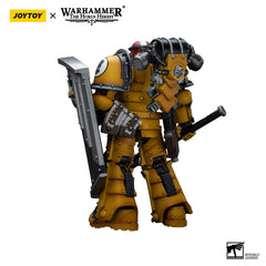 [Pre-Order] Warhammer 40,000 Imperial Fists Legion MkIII Breacher Squad Sergeant Thunder Hammer 1:18 Scale Action Figure