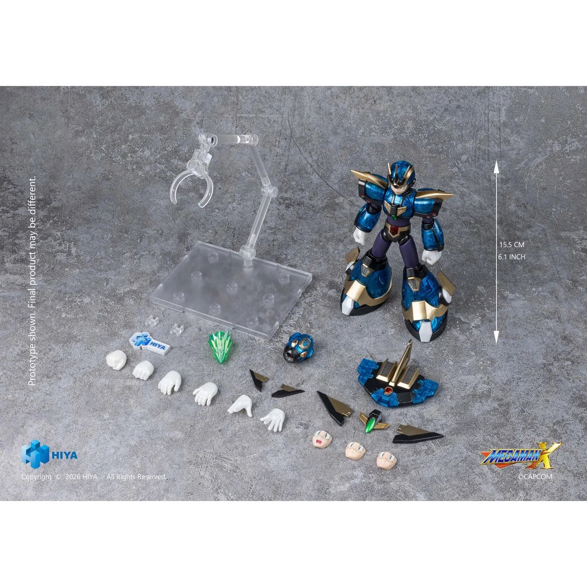 Mega Man X Series X Ultimate Armor Version Exquisite Basic Series None Scale 6-Inch Action Figure