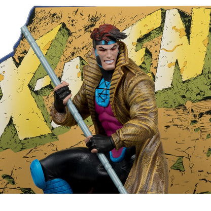 Marvel Collection Wave 6 Gambit X-Men #1 1:10 Scale Posed Figure with Scene