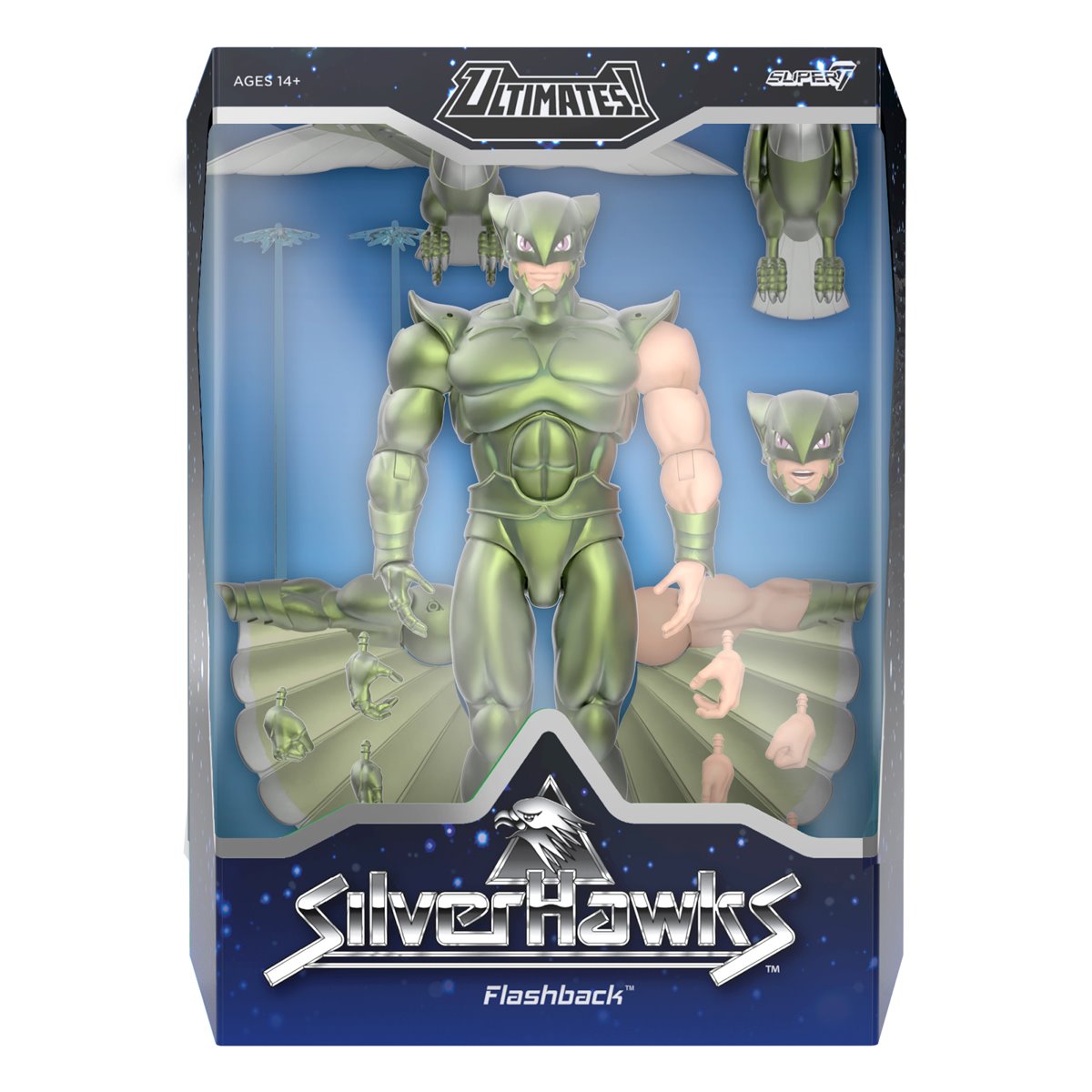 SilverHawks Ultimates Flashback (Toon) 7-Inch Action Figure