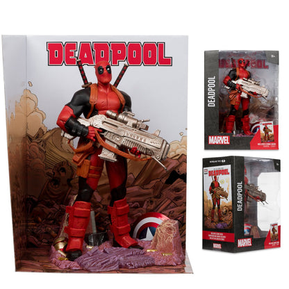 Marvel Wave 5 Deadpool #1 1:6 Scale Posed Figure with Scene and Comic