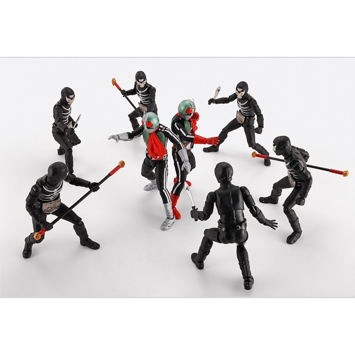 Kamen Rider Shocker Combatman Evil Showa Kaijin Edition S.H.Figuarts Action Figure