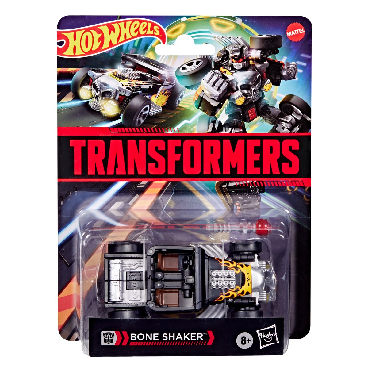 Transformers Collaborative Hot Wheels x Transformers Bone Shaker Action Figure