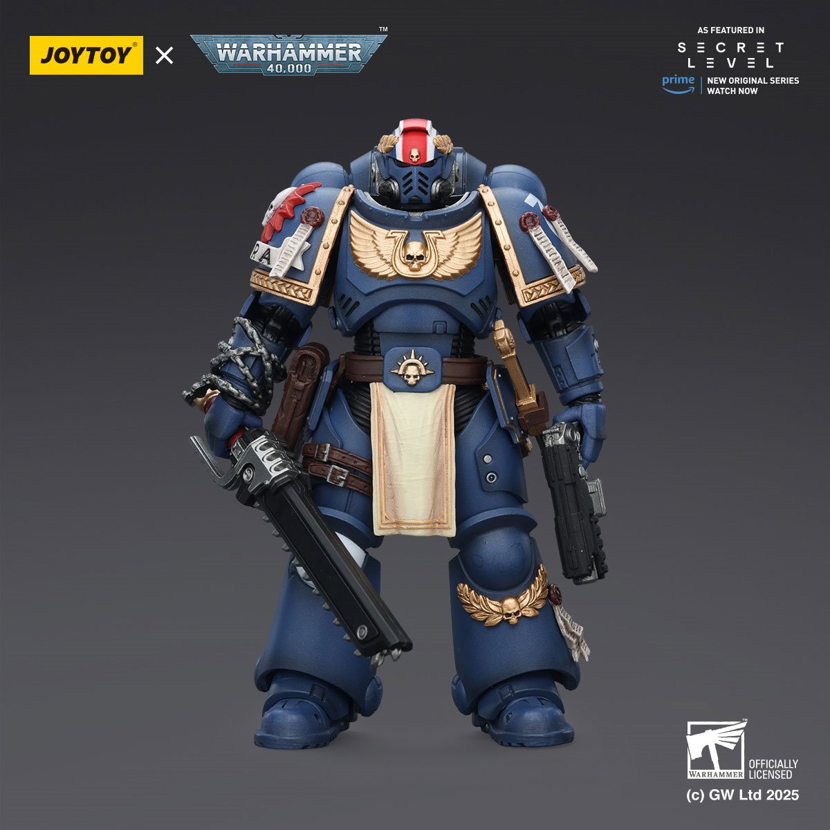 Warhammer 40,000 Ultramarines Titus with Laurels of Victory 1:18 Scale Action Figure