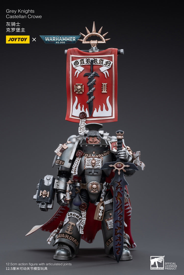 Warhammer 40,000 Grey Knights Castellan Crowe 1:18 Scale Action Figure