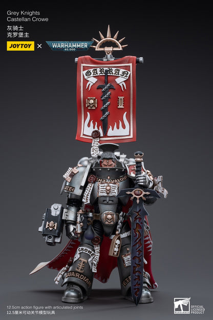 Warhammer 40,000 Grey Knights Castellan Crowe 1:18 Scale Action Figure
