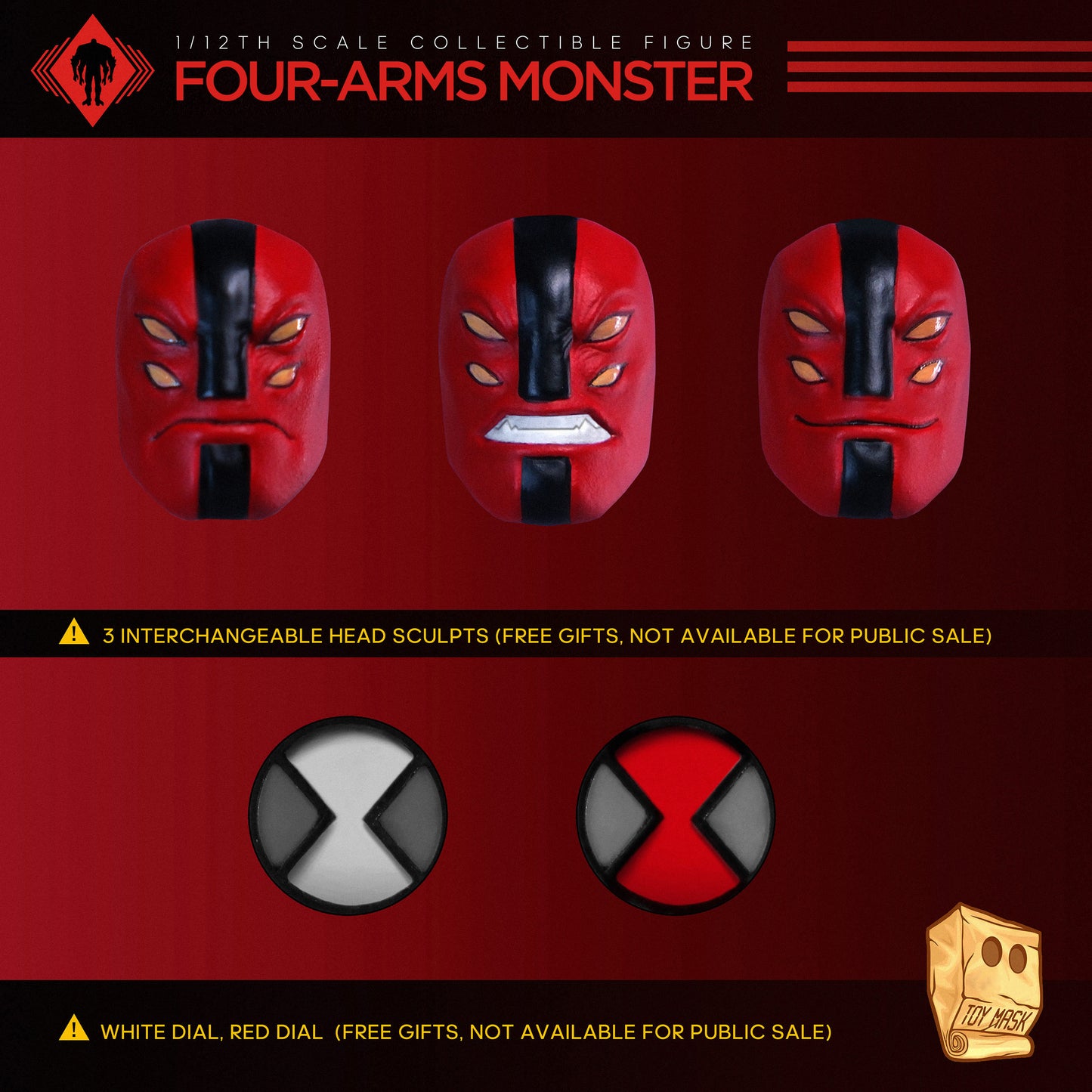 Dial Hero RM031 Four-Arms Monster 1/12 Scale Action Figure