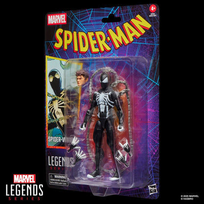 Spider-Man Marvel Legends Retro Cardback Spider-Venom 6-Inch Action Figure