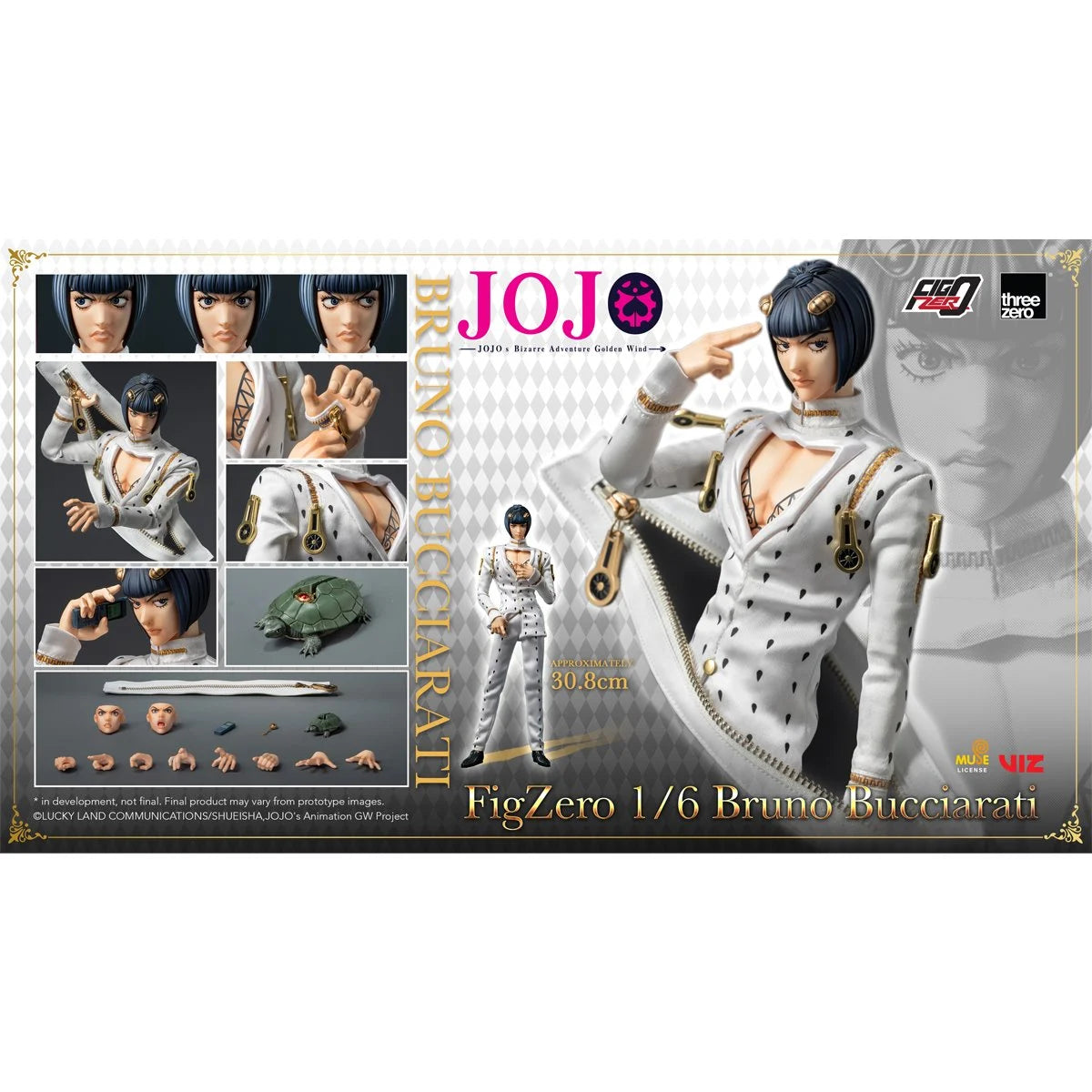 JoJo's Bizarre Adventure: Golden Wind Bruno Bucciarati FigZero 1:6 Scale Action Figure
