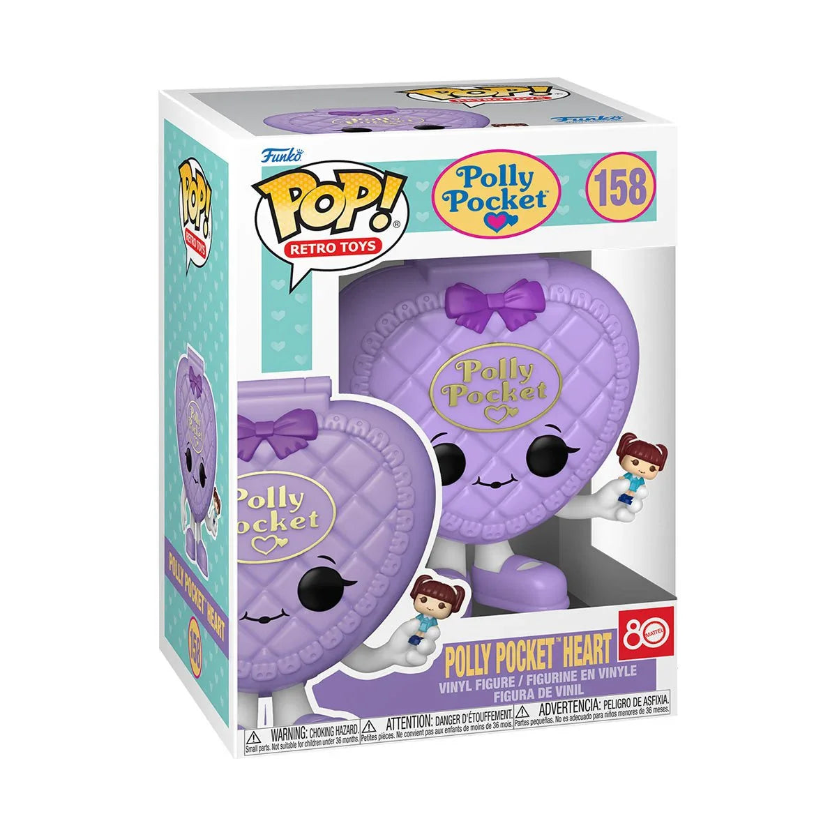 [Pre-Order] Pop! Retro Toys - Polly Pocket Heart Purple
