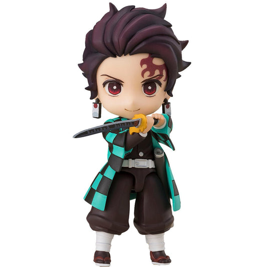 Demon Slayer: Kimetsu no Yaiba Tanjiro Kamado (Nichirin Sword with Rengoku's Handguard) Figuarts Mini Action Figure