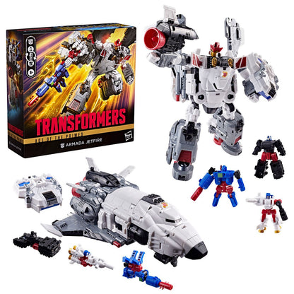 Transformers Generations Age of the Primes Commander Jetfire with Requiem Blaster Action Figure