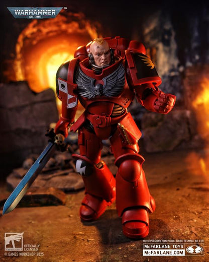 Warhammer 40,000 Wave 11 Blood Angel Assault Intercessor Sergeant 7-Inch Scale Action Figure
