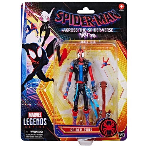 Spider-Man Across The Spider-Verse Marvel Legends Spider-Punk 6-Inch Action Figure Ages 4 and Up