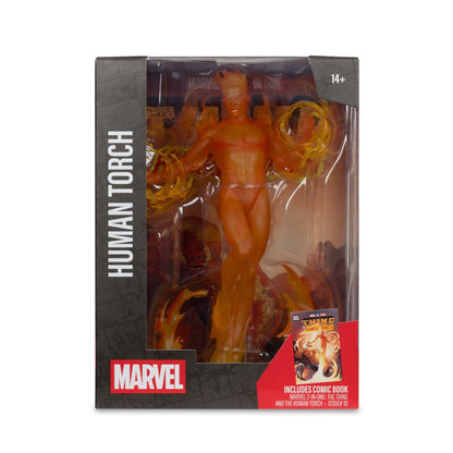 Marvel Comics The Human Torch (The Thing and the Human Torch #10) 1/6 Scale Figure