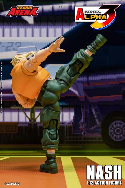 Street Fighter Alpha 3 Storm Arena Nash 1/12 Scale Action Figure