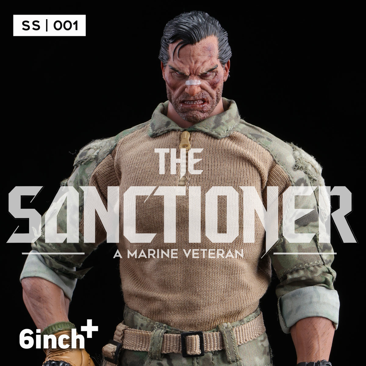6Inch+ The Sanctioner SS001 1/12 Action Figure