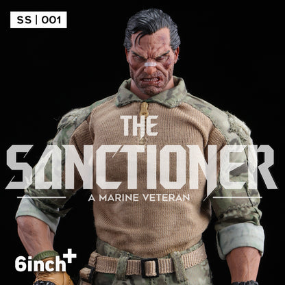 6Inch+ The Sanctioner SS001 1/12 Action Figure