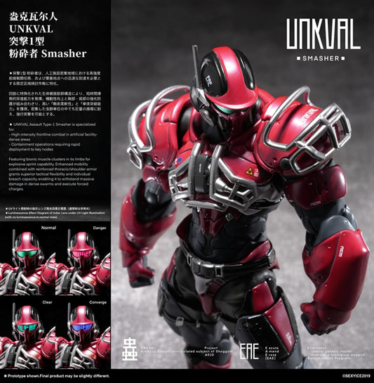 [Pre-Order] Vermin Series: Unkval Assault Type-1 Smasher 1/12 Scale Action Figure