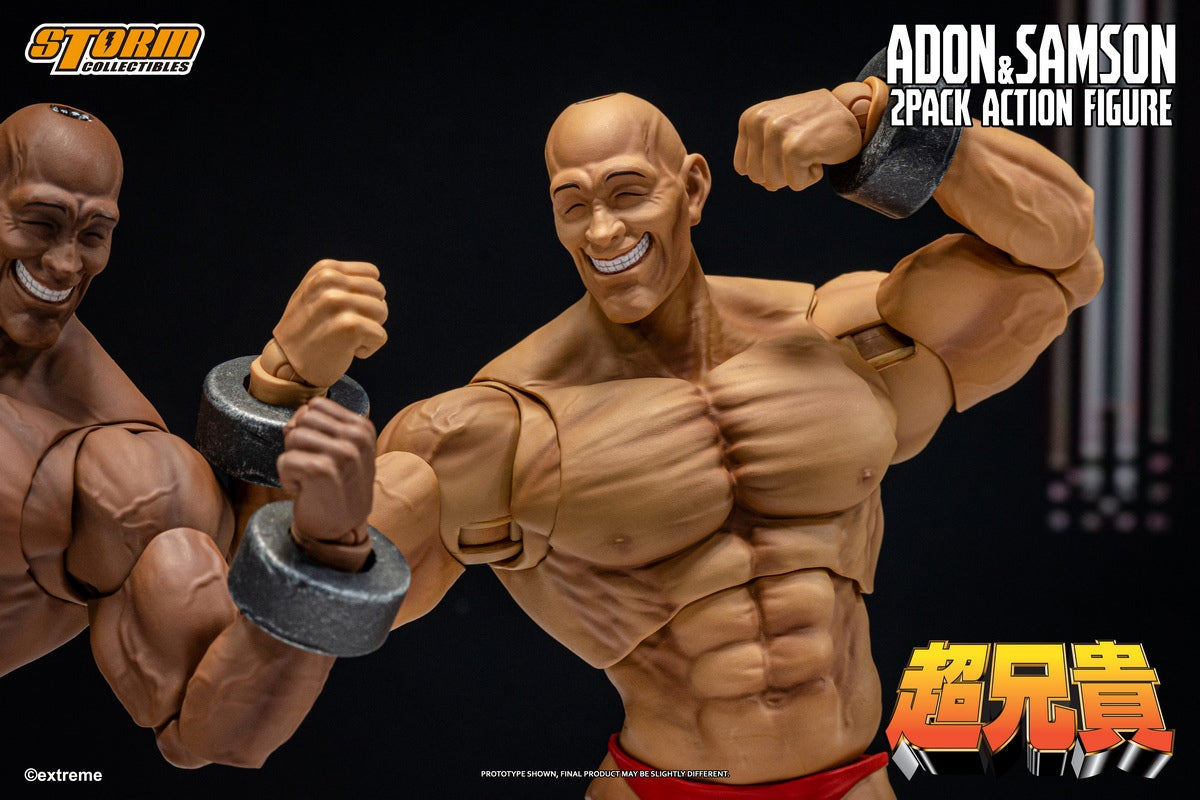 Chou-Aniki Adon and Samson 1/12 Scale Action Figure Set