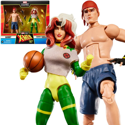 X-Men 97 Marvel Legends Series Gambit and Rogue 6-Inch Action Figures