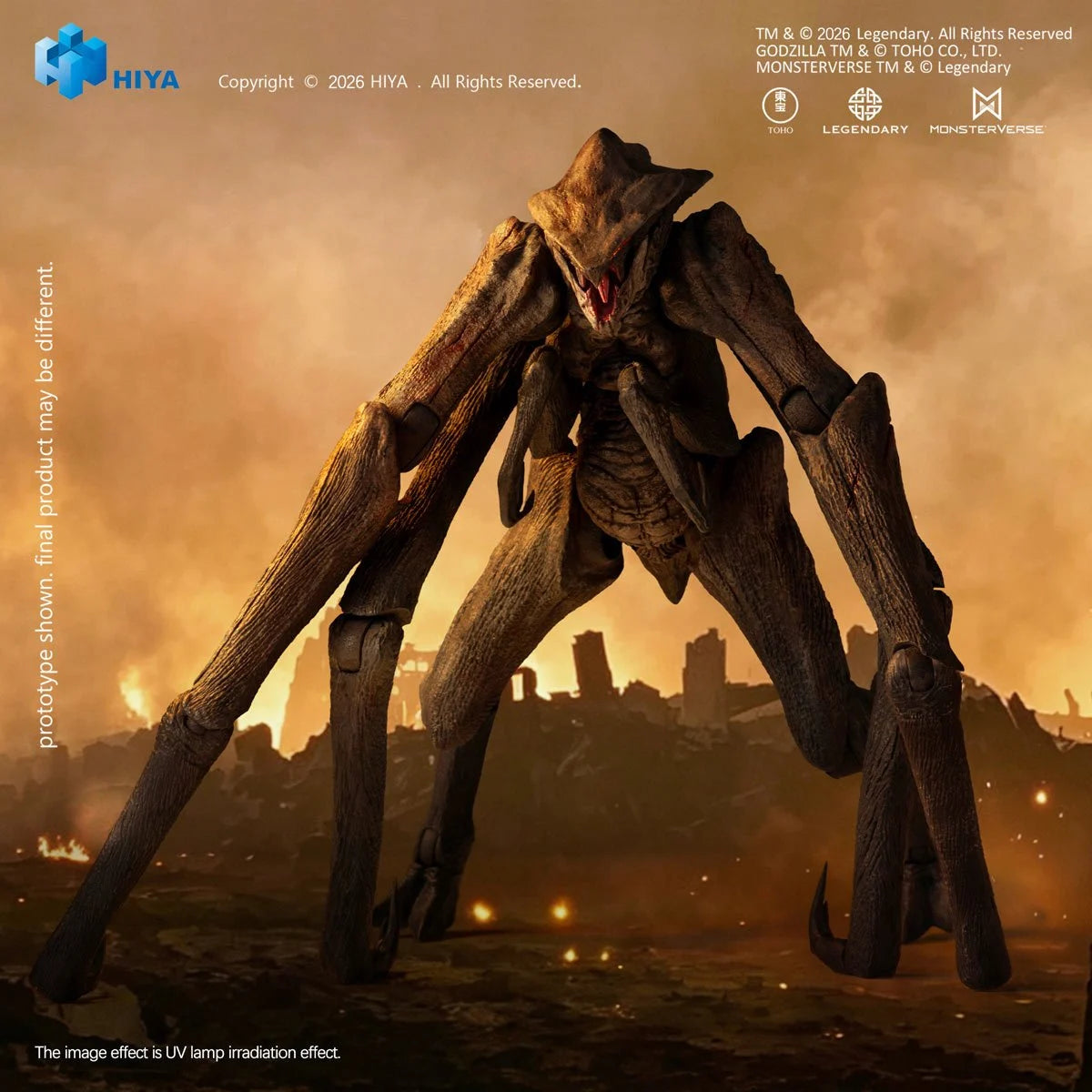 Godzilla King of the Monsters Super Articulated Muto Exquisite Basic Series Non Scale Action Figure
