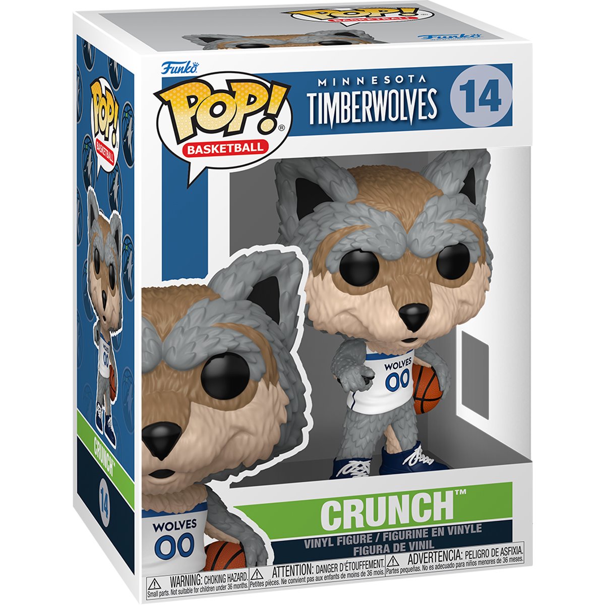 Pop! Basketball: NBA Mascots Minnesota Timberwolves Crunch