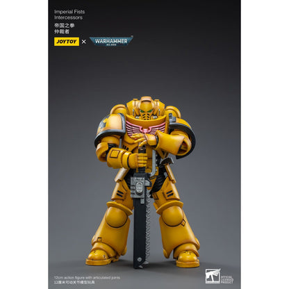 Warhammer 40,000 Imperial Fists Intercessors 1:18 Scale Action Figure