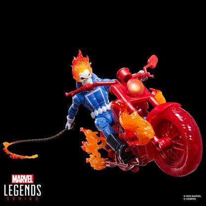 Ghost Rider Marvel Legends Series Johnny Blaze 6-Inch Action Figure with Motorcycle