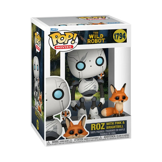 Pop! & Buddy: Wild Robot - Roz with Brightbill & Fink