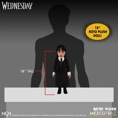 [Pre-Order] Wednesday Addams Mezco Designer Series 18-Inch Roto Plush Doll