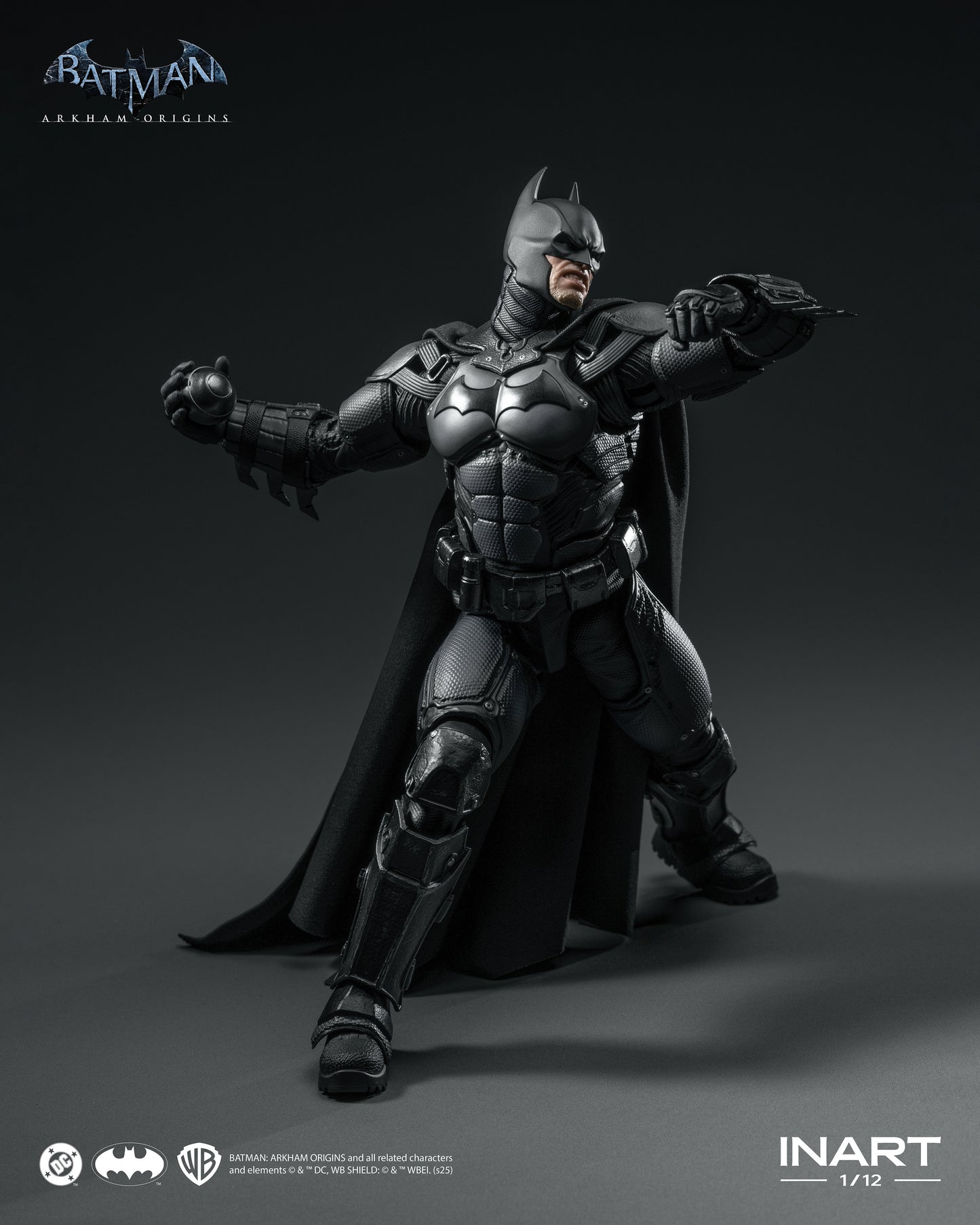 INART Arkham Origins Batman 1/12 Action Figure