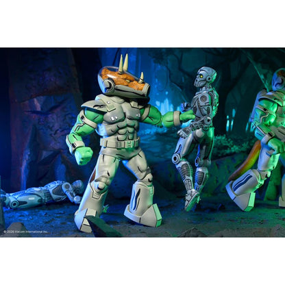 Teenage Mutant Ninja Turtles Mirage Comics Shock Commando Triceraton 7-Inch Scale Action Figure