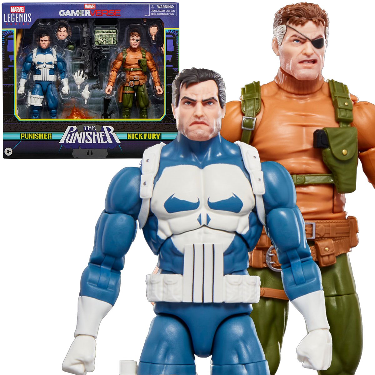 Marvel Legends Gamerverse Punisher and Nick Fury Action Figures 2-Pack