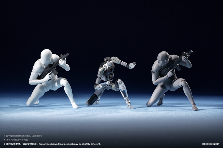 CRE Series: Neuron-Tech Manikin Bioroid Troy 021 1/12 Action Figure