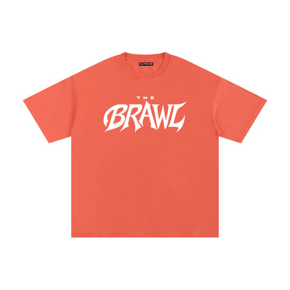 The Brawl - Unisex Loose Fit Pure Cotton T-Shirt Orange