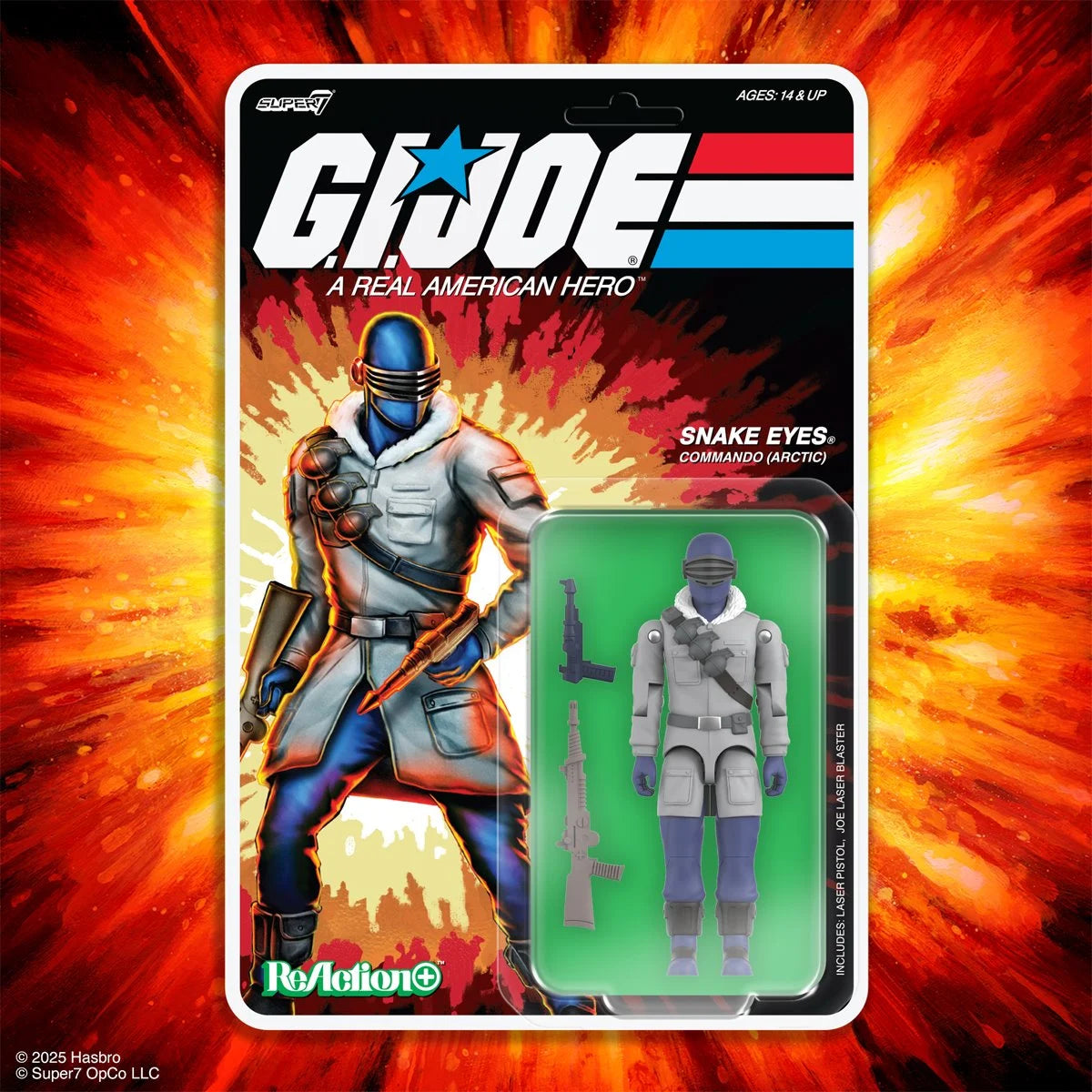 G.I. Joe Arctic Snake Eyes (Movie) 3 3/4-Inch ReAction+ Figure