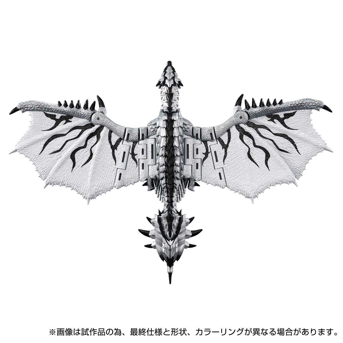 Transformers x Monster Hunter Synergenex Series Silver Rathalos Prime Action Figure