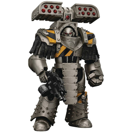 [Pre-Order] Warhammer The Horus Heresy Iron Warriors Tyrant Siege Terminator with Rocket 1:18 Scale Action Figure