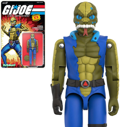 G.I. Joe Cobra Commander (Once a Man) 3 3/4-Inch ReAction+ Figure