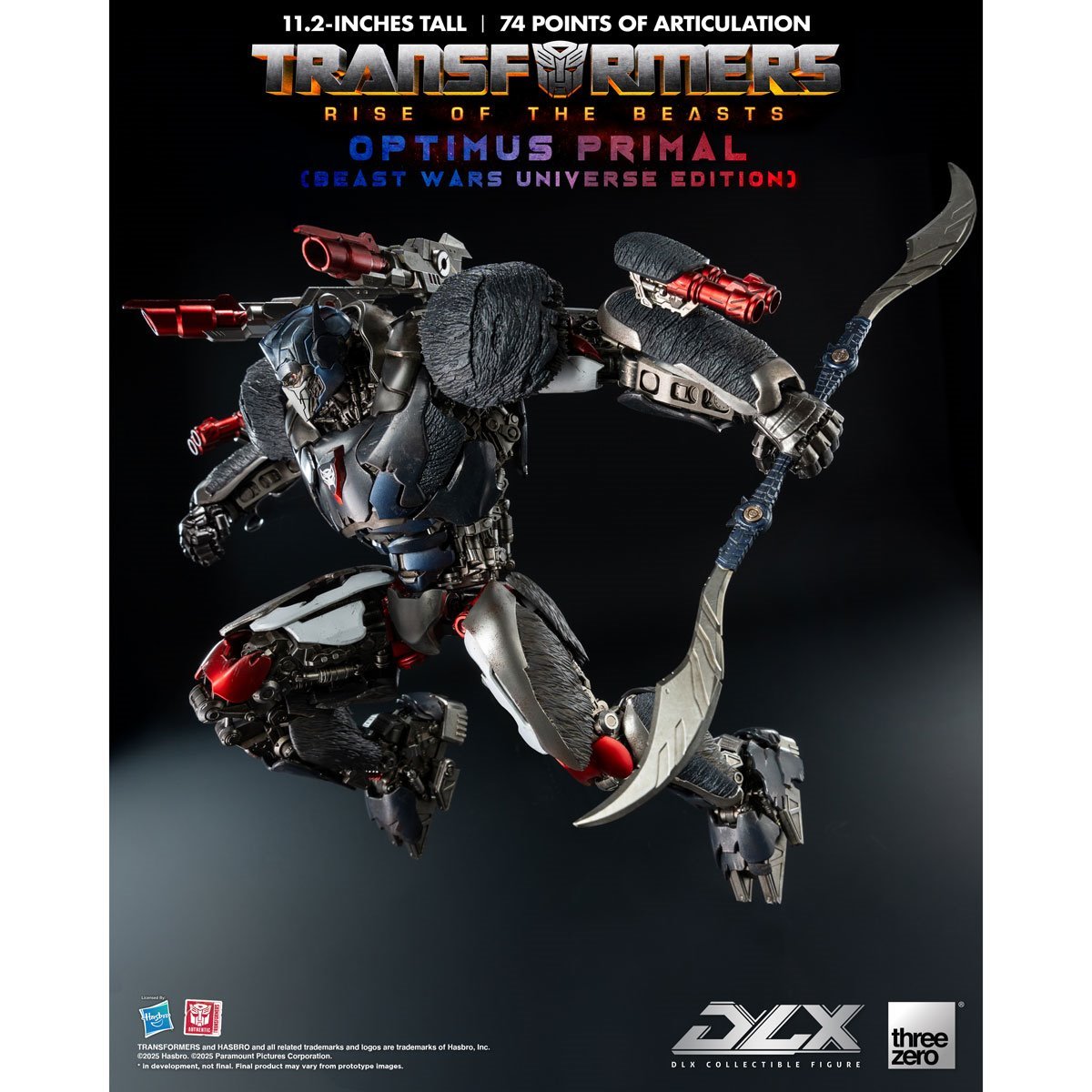 Transformers: Rise of the Beasts Optimus Primal Beast Wars Universe Edition DLX Action Figure