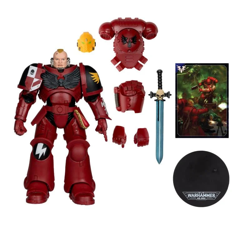Warhammer 40,000 Wave 11 Blood Angel Assault Intercessor Sergeant 7-Inch Scale Action Figure