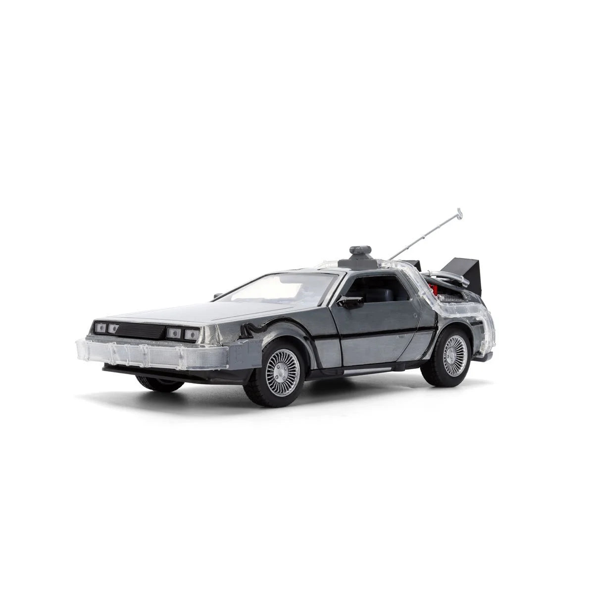 Hollywood Rides Back to the Future Time Machine 40th Anniversary 1:24 Scale Die-Cast Metal Vehicle