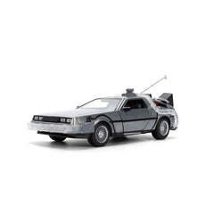 Hollywood Rides Back to the Future Time Machine 40th Anniversary 1:24 Scale Die-Cast Metal Vehicle
