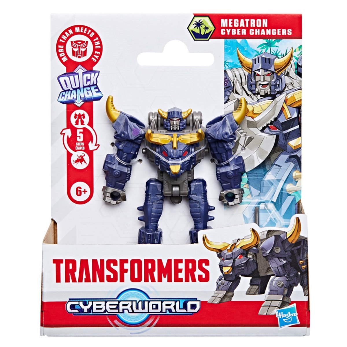 Transformers Cyberworld Megatron Cyber Changers 4-Inch Action Figure