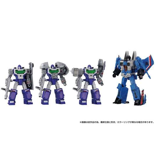 [Pre-Order] Transformers Dramatic Capture Series DCS-5 Decepticons Part 1 Reflector and Thundercracker Set Action Figure