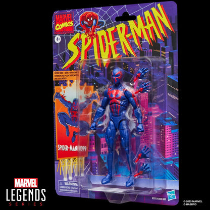Spider-Man Marvel Legends Retro Cardback Spider-Man 2099 6-Inch Action Figure
