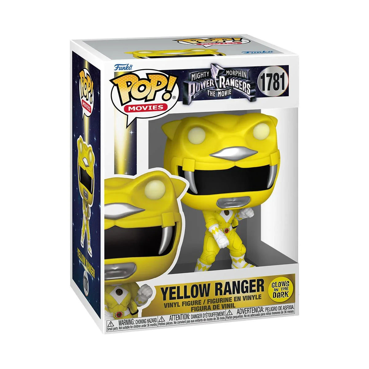 [Pre-Order] Pop! Movies: Mighty Morphin Power Rangers - Yellow Ranger Glow - in - the - Dark